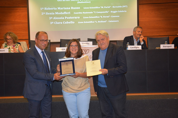 I classificata Roberta Mariana Russo Liceo Scientifico “M. Parisi” – Bernalda (MT)