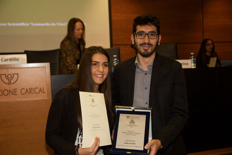 III classificata ex aequo Giulia Cavaleri Liceo Scientifico “Leonardo da Vinci” – Reggio C.