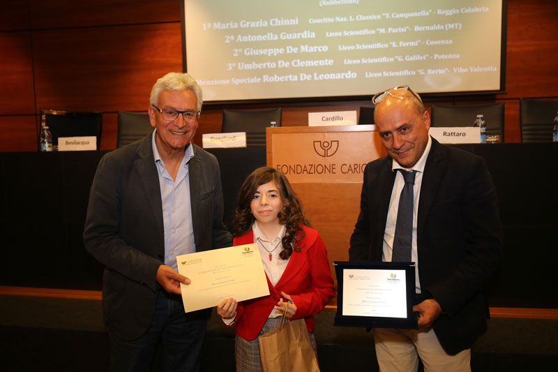 I classificata Maria Grazia Chinnì Convitto Nazionale Liceo Classico “Tommaso Campanella” di Reggio Calabria
