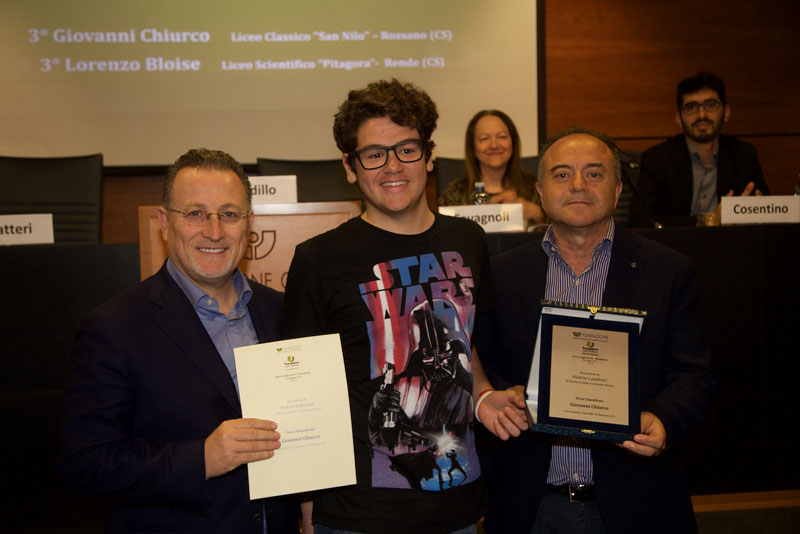 III classificato ex-aequo Giovanni Chiurco Liceo Classico “San Nilo” – Rossano (CS)