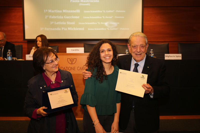 I classificata Martina Missanelli Liceo Scientifico “Galileo Galilei” di Potenza